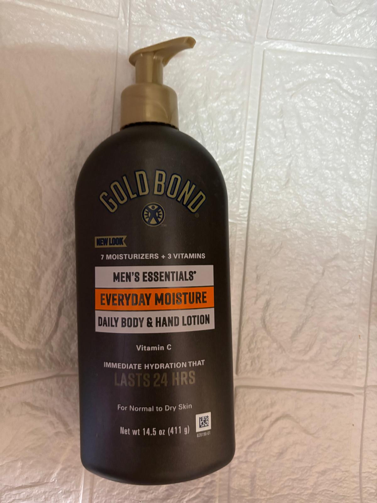 z51 Gold Bond Men's Essentials Everyday Moisturizing Body Lotion Scent 14oz - Image 1