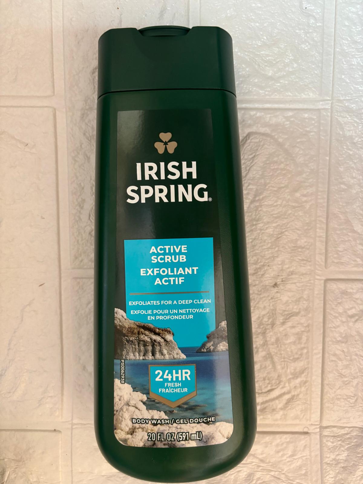 z54 Irish Spring Bodywash Active Scrub 20oz - Image 1