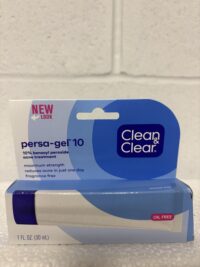 Clean & Clear Persa-Gel 10 Acne Gel 10% Benzoyle Peroxide 1oz