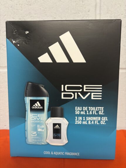 Adidas Ice Dive Men's 2-Pc Holiday Giftset Including an Eau de Toilette and a Body Wash