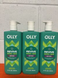OLLY Revive Body Wash with Magnesium, Electrolytes & Vitamin B12– Nourishing Cleanser for Skin Barrier Repair, Deep Hydration, Refreshing Nerolidew Scent, 17 oz - Image 3