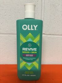 OLLY Revive Body Wash with Magnesium, Electrolytes & Vitamin B12– Nourishing Cleanser for Skin Barrier Repair, Deep Hydration, Refreshing Nerolidew Scent, 17 oz