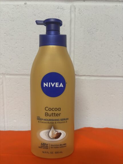 Nivea Cocoa Butter with Deep Nourishing Serum 16.9 oz - 48hr Moisture Body Lotion