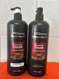 TRESemmé Shampoo and Conditioner, Revitalized Color + Antioxidant Infusion for Color-Treated Hair, Heat Protection, 28 Oz-e