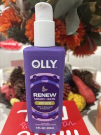 OLLY Renew Body Lotion-Serum with Vitamin D, Retinol & Botanicals – Nourishing Cleanser for Skin Barrier Repair, Deep Hydration, Jasmine Bergamot Scent, 8oz