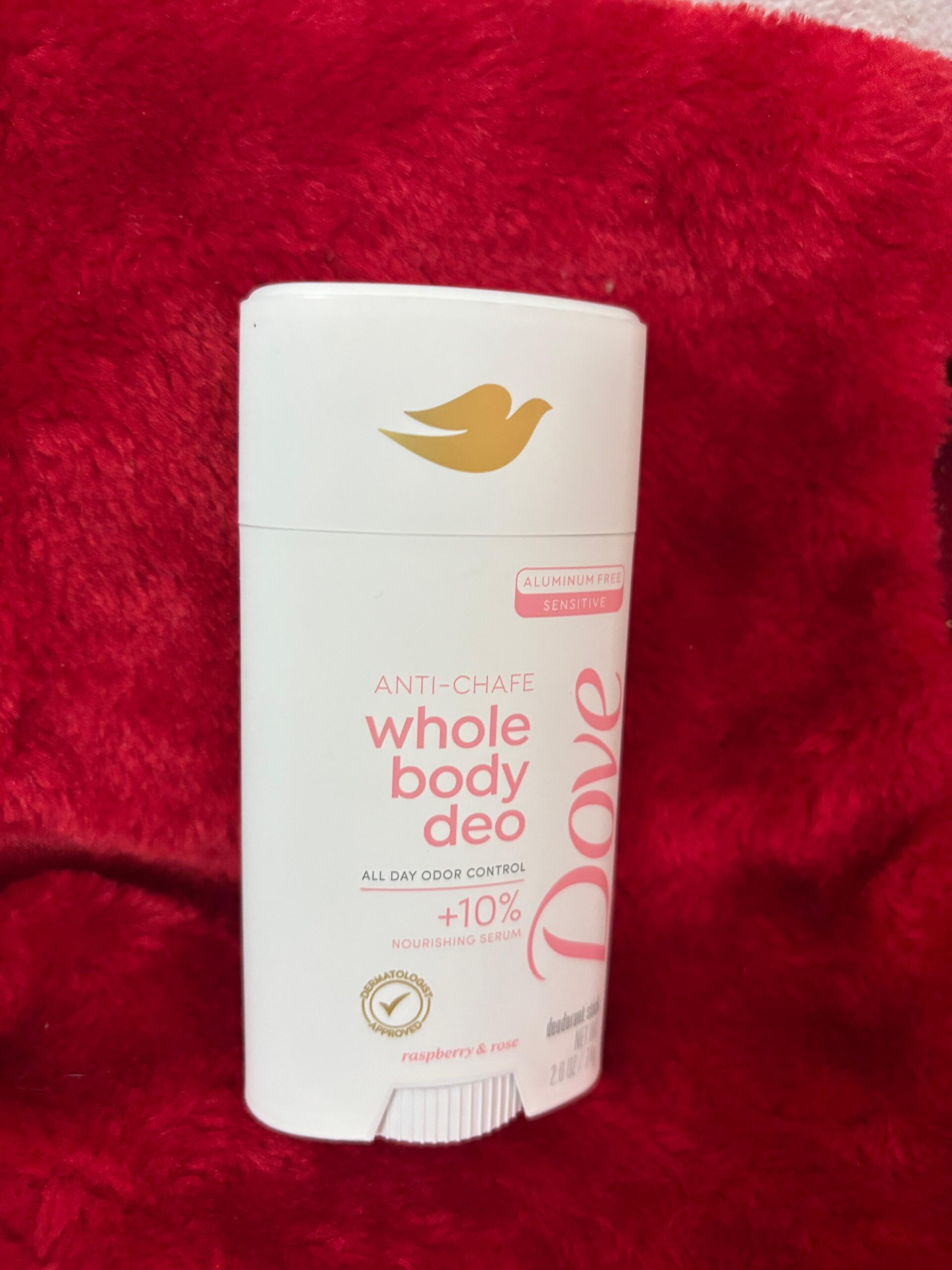 x10 Dove Anti-Chafe Whole Body Doe All day Odor Control +10% - Raspberry & Rose - Image 1