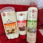 Old Spice Fiji Total Body Aluminum Sensitive Deodorant Spray, "Mandarin+Sandalwood deodorant & Black Cherry & Bourbon Deodorant Cream