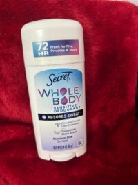 Secret Whole Body 72hr Sensitive Deodorant Stick - Completely Clean Scent