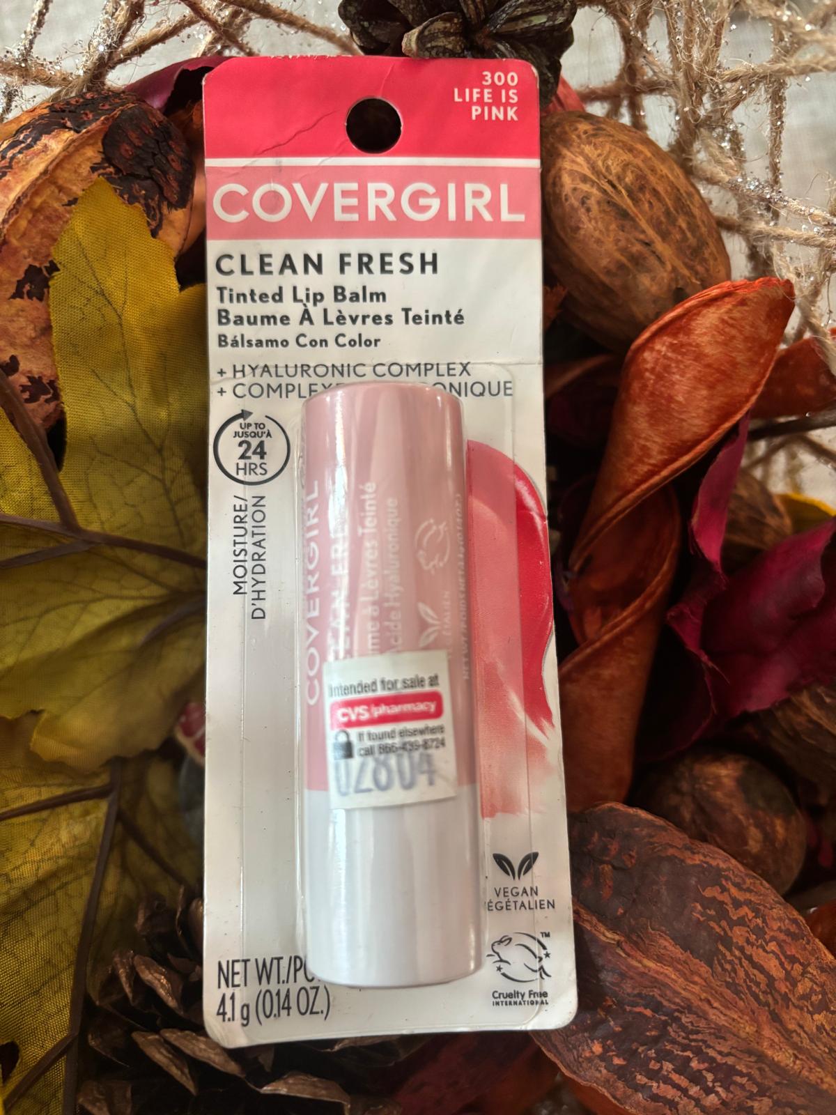 y94 Covergirl Clean Fresh Tinted Lip Balm #300 Life is Pink - Image 1