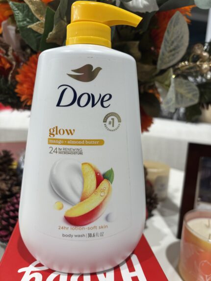 Dove: Glow Mango + Almond Butter Bodywash 24hr Micro Moisture 30.6floz - 905ml