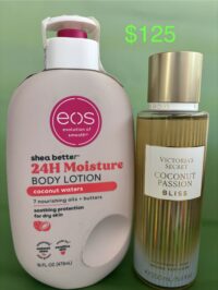 Eos Shea Better:  24h Moisture: Coconut Waters 16fl oz  & VS Coconut Passion Bliss