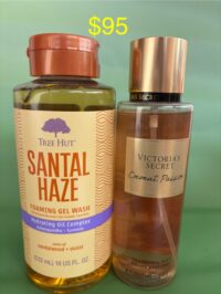 Tree Hut Shea Sugar "Santal Haze" Forming Gel Wash & VS Coconut Passion Fragrance Mist