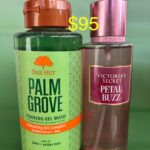 Tree Hut Shea Sugar "Palm Grove" Forming Gel Wash & VS Petal Buzz Fragrance Mist