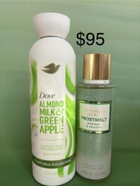 Dove Plant Milk Collection: Almond Milk & Green Apple & VS Frostmelt Fragrance Mist