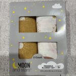 Moon & Stars 2pc Swaddle Blanket Set