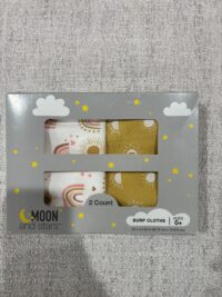 Moon & Stars 2pc Burp Cloths