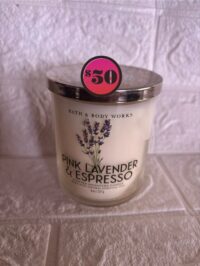 B&B [Single Wick Candle] Collection: Pink Lavender & Espresso