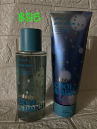 VS Pink : Bubbly Cool & Bright -Juicy Pear, Pink Pomegranate Frosted Berries  [Mist +Lotion]