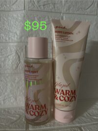 Victoria Secret - Pink Collection:  Glazed Warm & Cozy Pink Passionfruit, Coconut Sugar, Fluffy Marshmallow (Mist + Lotion)