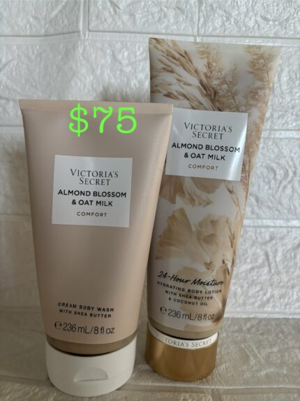 Victoria Secret: Almond Blossom & Oat Milk (Comfort) Scrub + Lotion