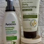 Clay Face Mask: with Kaolin Clay & Vitamin E & Aveeno Daily Moisturizing Face Lotion & Positively Radiant Clear Complexion Cleanser