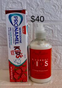Sensodyne Pronamel Kids Berry twist & Shea Moisture (Mango & Carrot) Conditioner