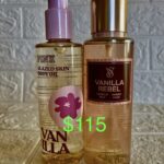Victoria Secret Pink : Vanilla  Glazed Skin Body Oil  & Vanilla Rebel Fine Fragrance Mist