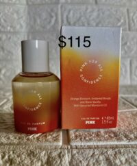 VS Perfume: Pink for all Confidence - Orange Blossom, Ambered Woods & Warm Vanilla with Upcycled Mandarin Oil