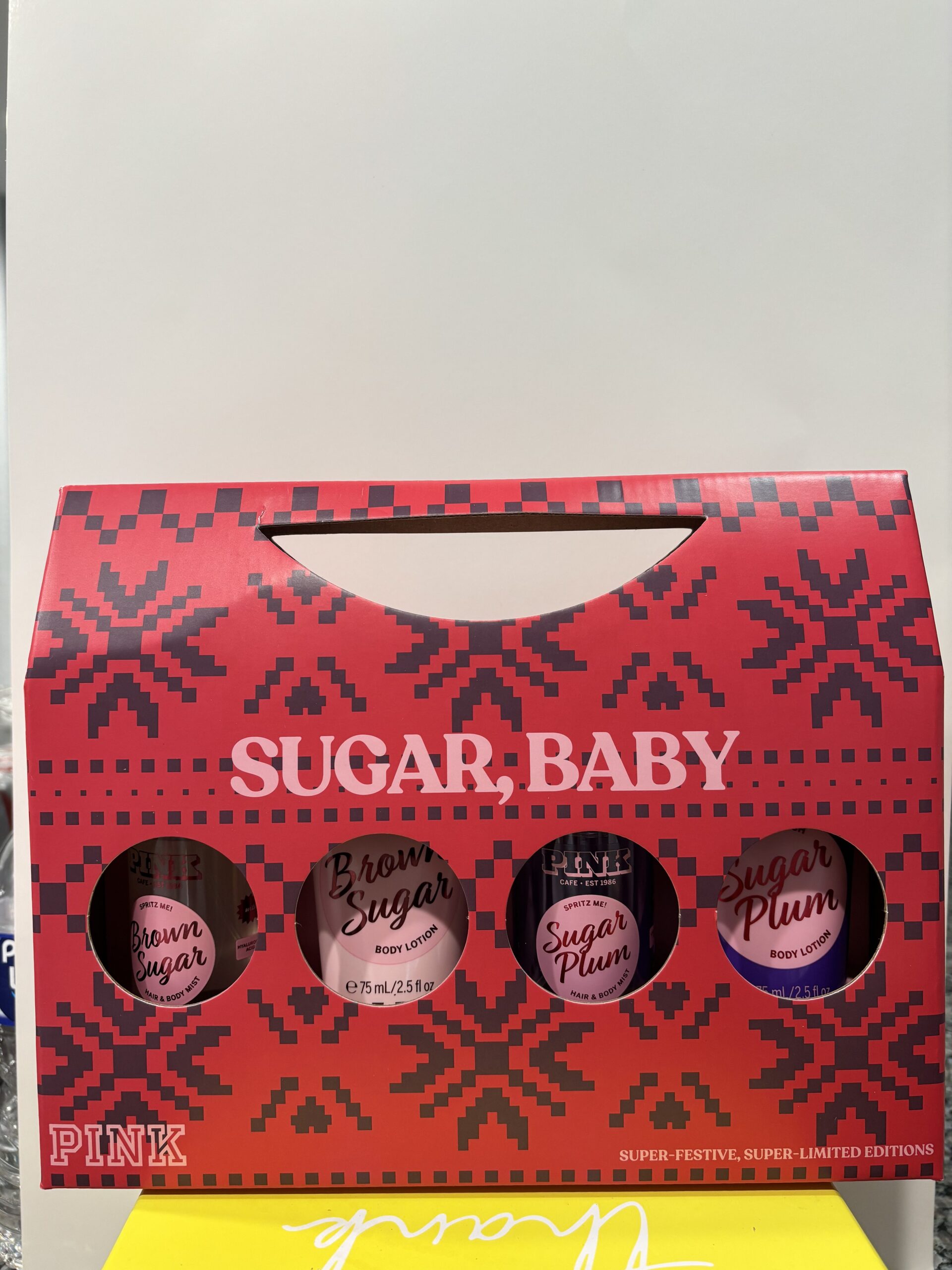 IMG_9668 VS - 4pc -Sugar Baby - Gifty, Oh So Sweet Body Care Mini Sets "Sugar Plum + Brown Sugar" (Mist+Lotion) - Image 1