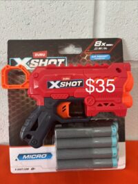 XSHOT Skins Micro Blaster - (8 Darts) by ZURU, for Ages 8+