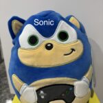 Squishmallow 7 Inch Sonic the Hedgehog Gamer - Sonic - Blue