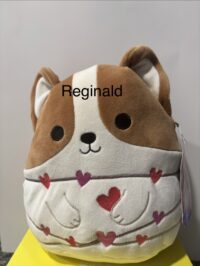 Squishmallows Original 8 Inch "Reginald The Corgi With Hearts"