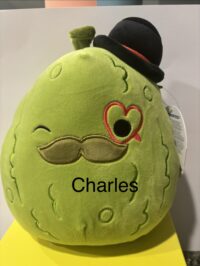 Squishmallows 8"- "Charles the Pickle with Heart Monocle" Plush
