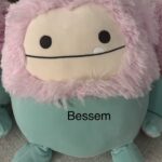 Squishmallow Original 14 Inch Bessem Mint And Pink Plush