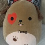 Squishmallows Original 14 Inch "Doug The Dog with Hearts" Plush