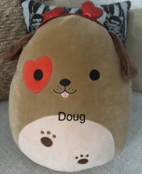 Squishmallows Original 14 Inch "Doug The Dog with Hearts" Plush