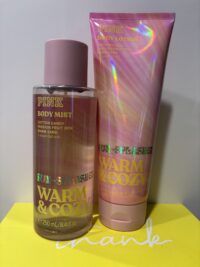 Pink: Sun Splashed - Warm & Cozy: Cotton Candy, Passion Fruit Dew, Warm Sand + essential oils  (Lotion+Mist)