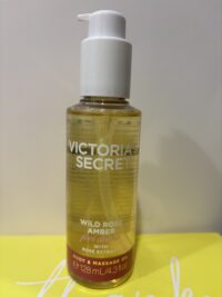 Victoria's Secret:  Wild Rose Amber feel desire with rose & extract Massage & Body Oil