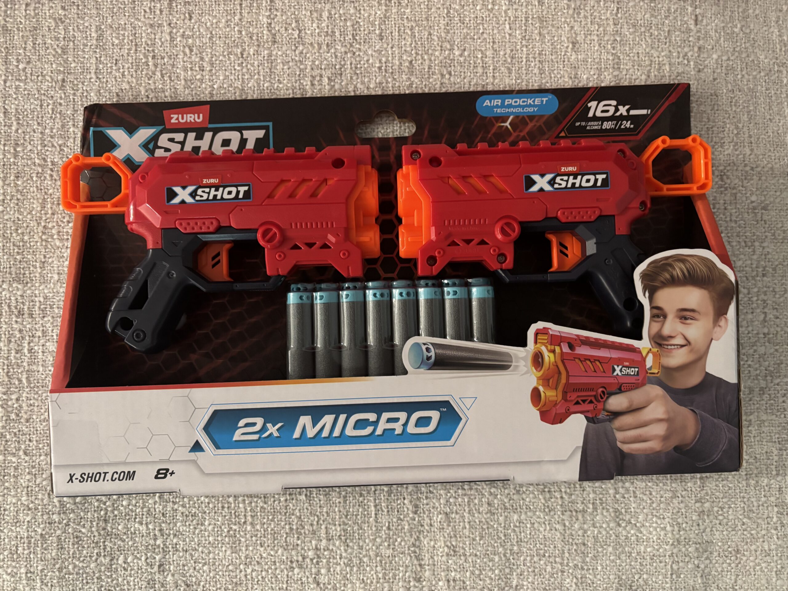 IMG_9950 Zuru X-Shot "Air Pocket Technology 80fl (2x Micro) 8+ - Image 1