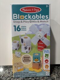 Melissa & Doug Blockables Snap & Play (Mix & Match 16pc Skill play