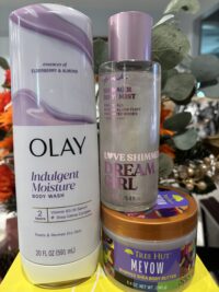 Olay Indulgent Moisture Body Wash & Tree Hut Meyow Body & VS: Love Shimmer - Dream Girl Fragrance Mist 
