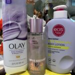 Olay Indulgent Moisture Body Wash, VS Love Shimmer Dream Girl & EOS Vanilla Cashmere Lotion