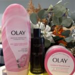 VS - Very Sexy Night Fragrance Mist & Olay Ribbons Bodywash & Indulgent Scrub Bundle