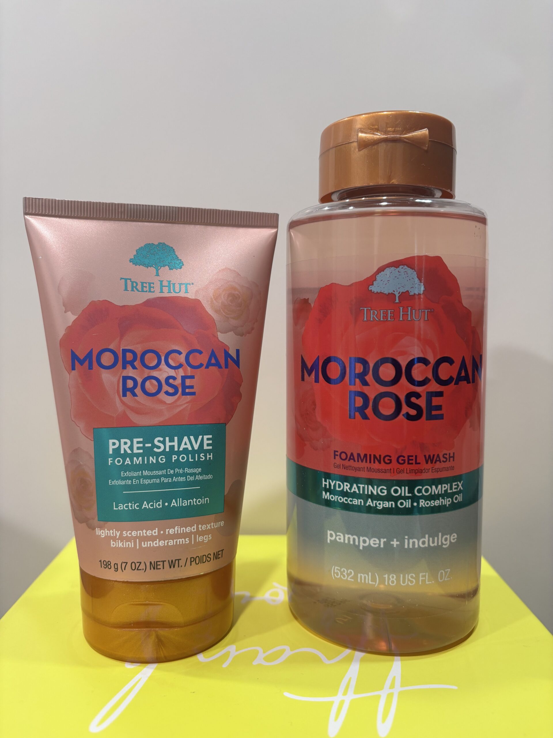 IMG_9545 Tree Hut Shea Sugar Forming Gel Wash & Pre-Shave Forming Polish: Moroccan Rose - Image 1