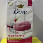 Dove Bar Soap -Replenishing Moisturizing Cream - 6ct