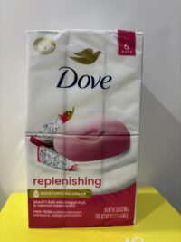 Dove Bar Soap -Replenishing Moisturizing Cream - 6ct