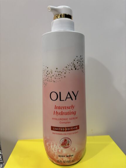 Olay Intensely Hydrating Hyaluronic Serum Complex Body Wash Watermelon Fizz Scent