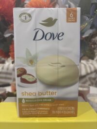 Dove: Shea Butter Bar-Soap Moisturizing Cream 6pck
