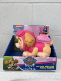 Paw Patrol No Spill Blast-off Bubble Blow 4floz (pink)  for ages 3+